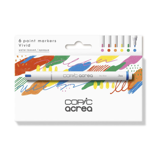 Copic Acrea 6 darabos készlet "Vivid"