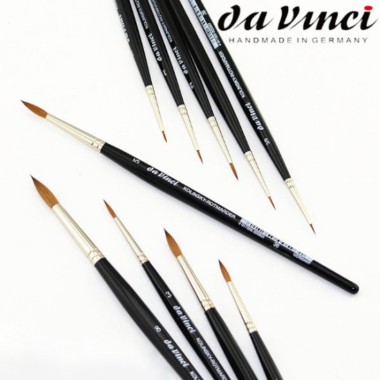 da Vinci 36 Kolinsky  vörösnyest ecset 9 méretben