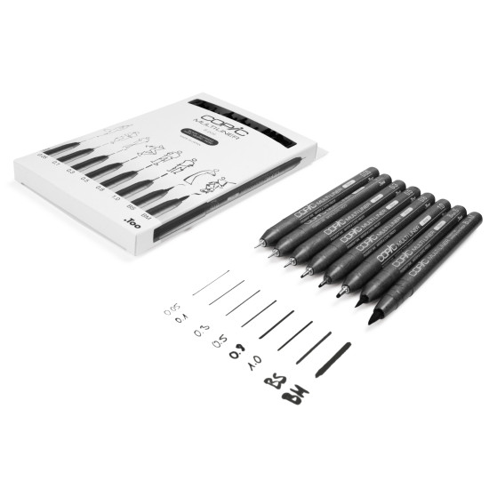 Copic multiliner 8 darabos készlet