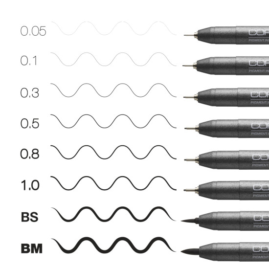 Copic multiliner 8 darabos készlet