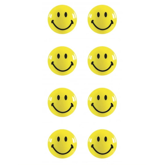 Mágnes smiley 20mm