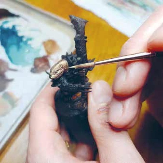 Miniature Maestro kolinsky vörösnyest ecsetkészlet rövid szőrrel