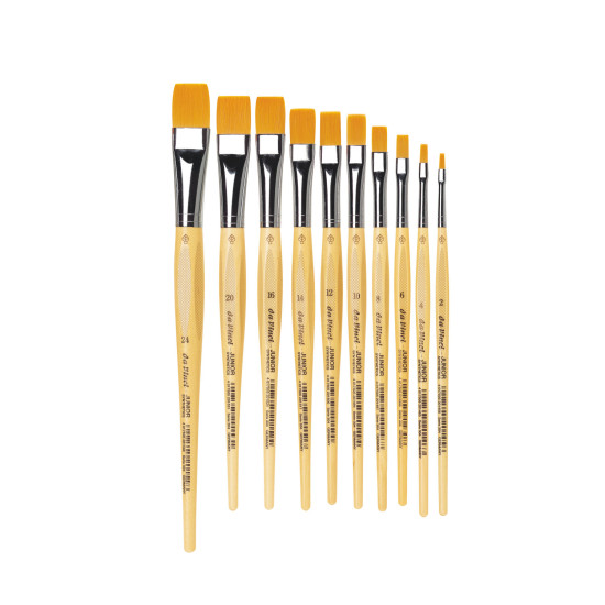 da Vinci 304 lapos ecset 10 méretben