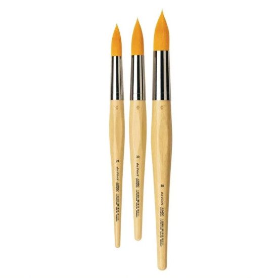 da Vinci 300 Jumbo XL hegyes ecset 3 méretben 