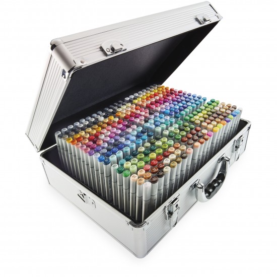 Copic Sketch 358 szín alumínium táskában