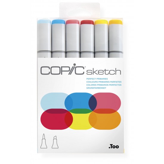 Copic sketch 6 darabos klt.  Tökéletes alapszínek